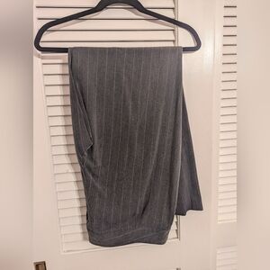 Rafaella grey pinstripe pants 14